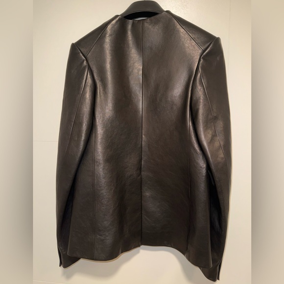 Khaite Jameson Leather Jacket, 4, Black - Picture 5 of 17